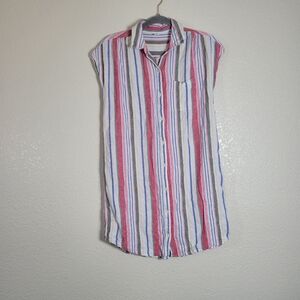 Old Navy Striped Mini Dress - Red, Blue, White